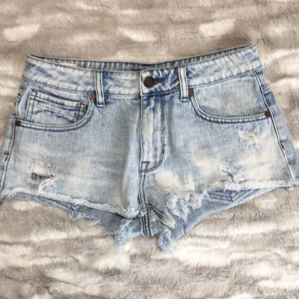 Kendall and Kylie Distressed Denim Cut Off Shorts
